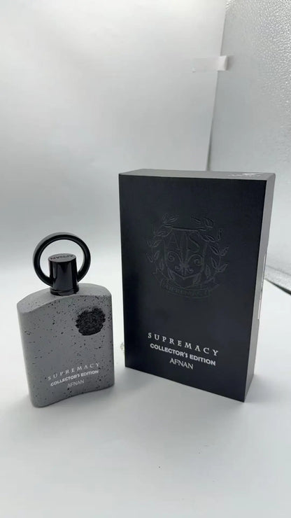AFNAN 9PM 9am AFNAN-EDITION SUPREMACY Dubai Wholesale 3D Standard  Perfume with Black Metal Cover Floral Scent Spray Form