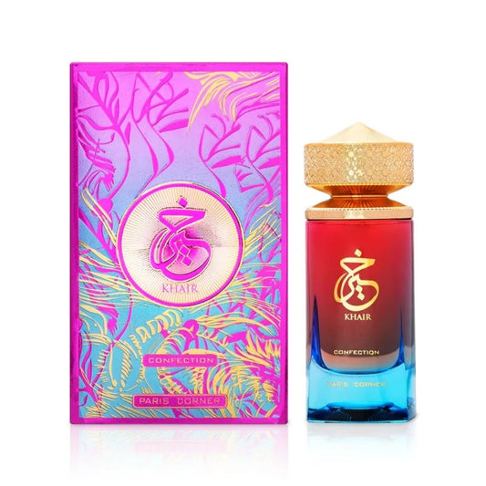 Paris Corner Khair Confection Perfume, Gorgeous Color Contrast, Unique Fragrance of Bottle Body
