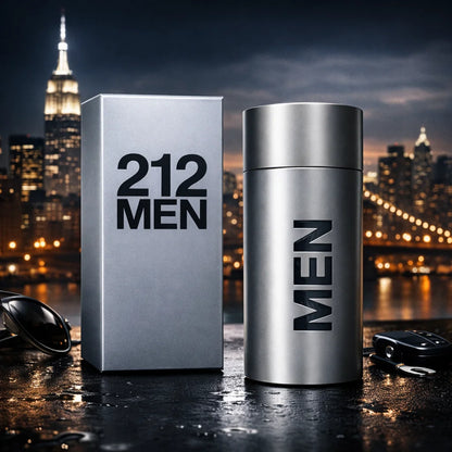 212 Men NY Eau De Toilette 100ml Woody Citrus Perfume for Men Long Lasting Masculine Scent