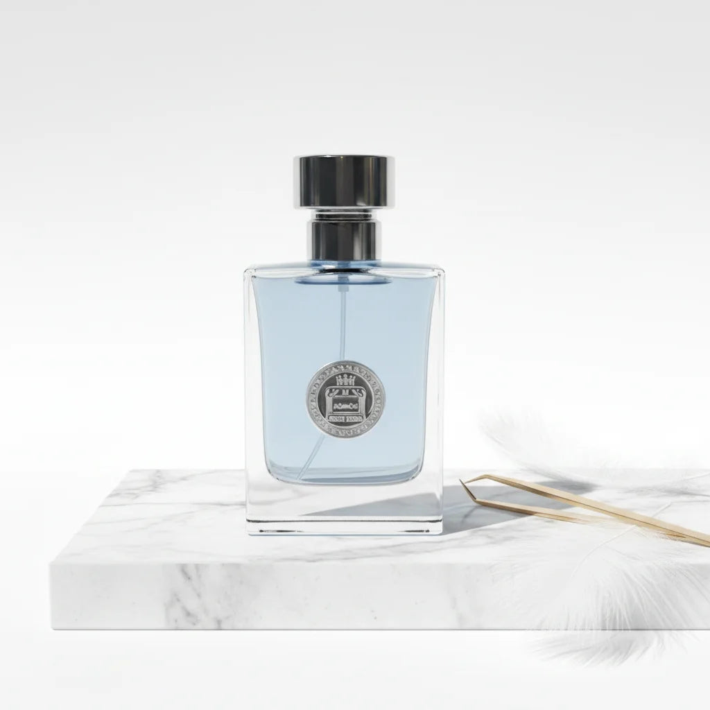 Low MOQ Men's Blue Cologne 50ml, Dubai Arabic Woody Fresh Scent, Wholesale Long Lasting Masculine Perfume