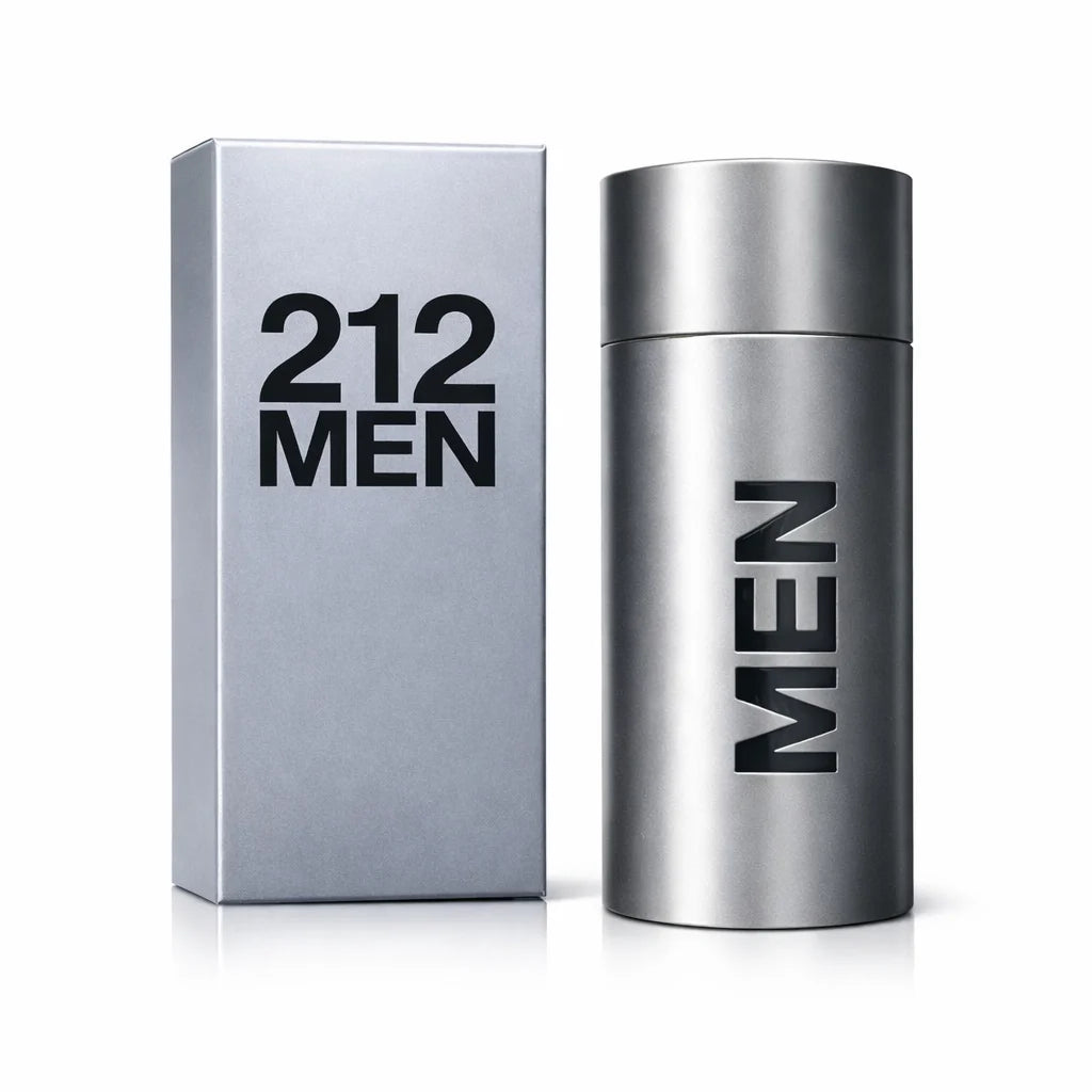 212 Men NY Eau De Toilette 100ml Woody Citrus Perfume for Men Long Lasting Masculine Scent