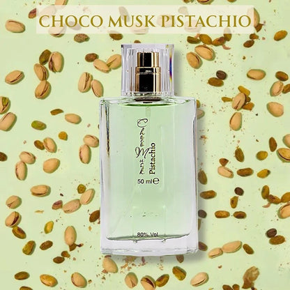 Al-Rehab Choco Musk Perfume - Original, Marshmallow & Pistachio Eau De Parfum Sprays 50ml (1.65 Oz) | Gourmand Perfume